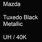 Preview: Mazda, Tuxedo Black Metallic, UH / 40K.